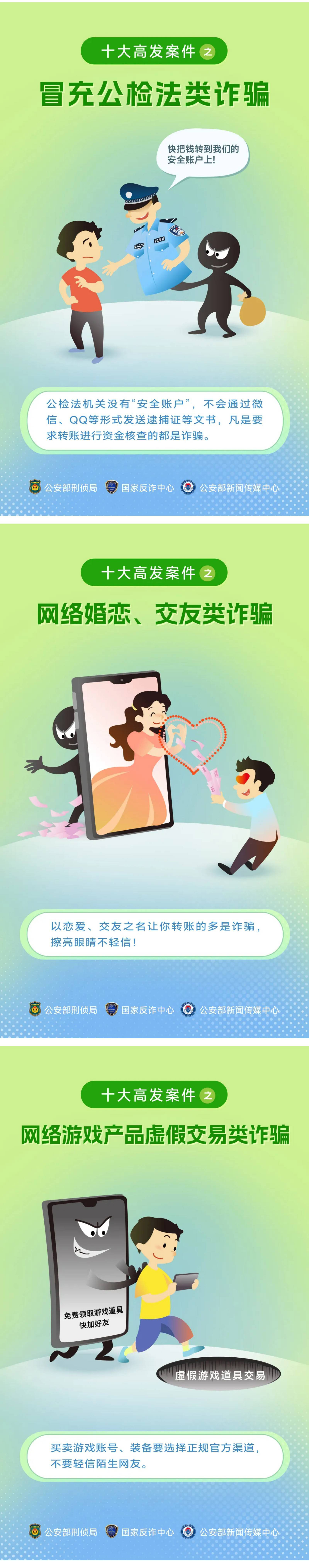 反诈宣传 | 快来学习！这十种电诈类型最高发